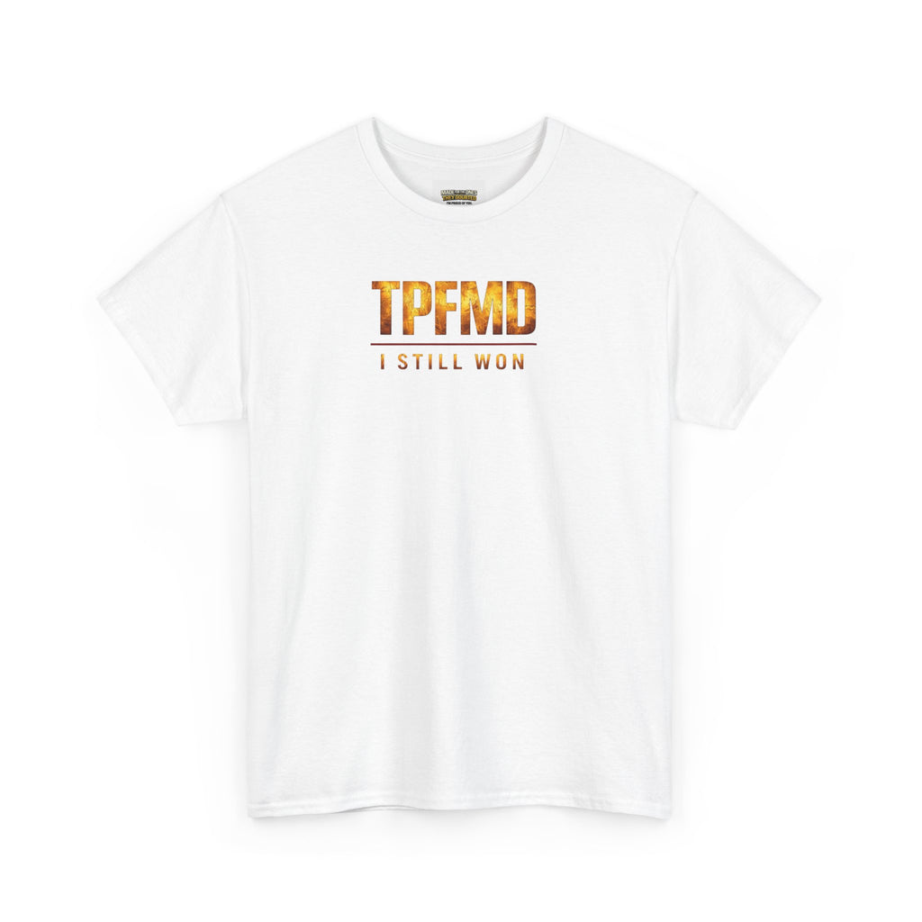 They Prayed For My Downfall Tee — Gold Crown & Prison Bars Streetwear