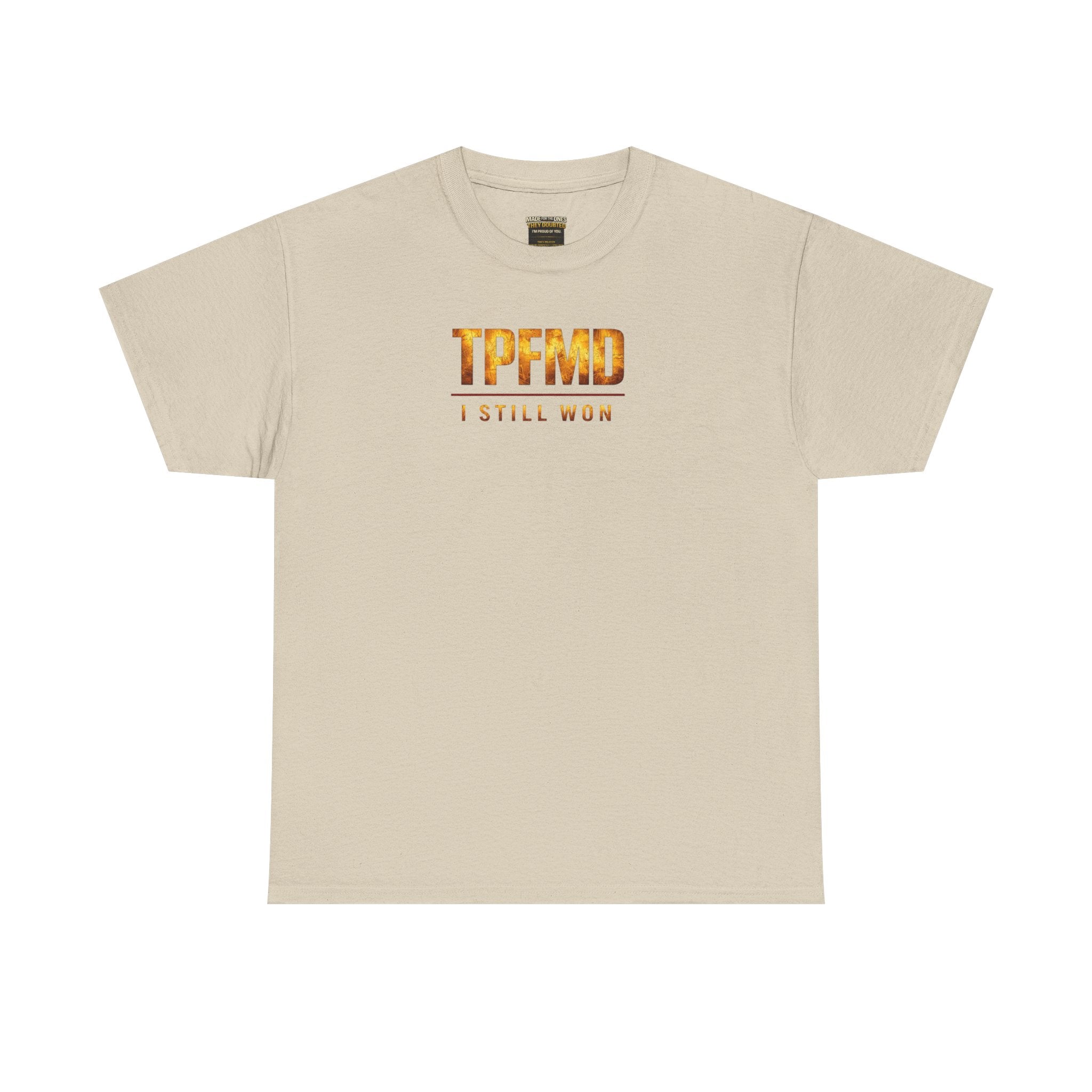 They Prayed For My Downfall Tee — Gold Crown & Prison Bars Streetwear