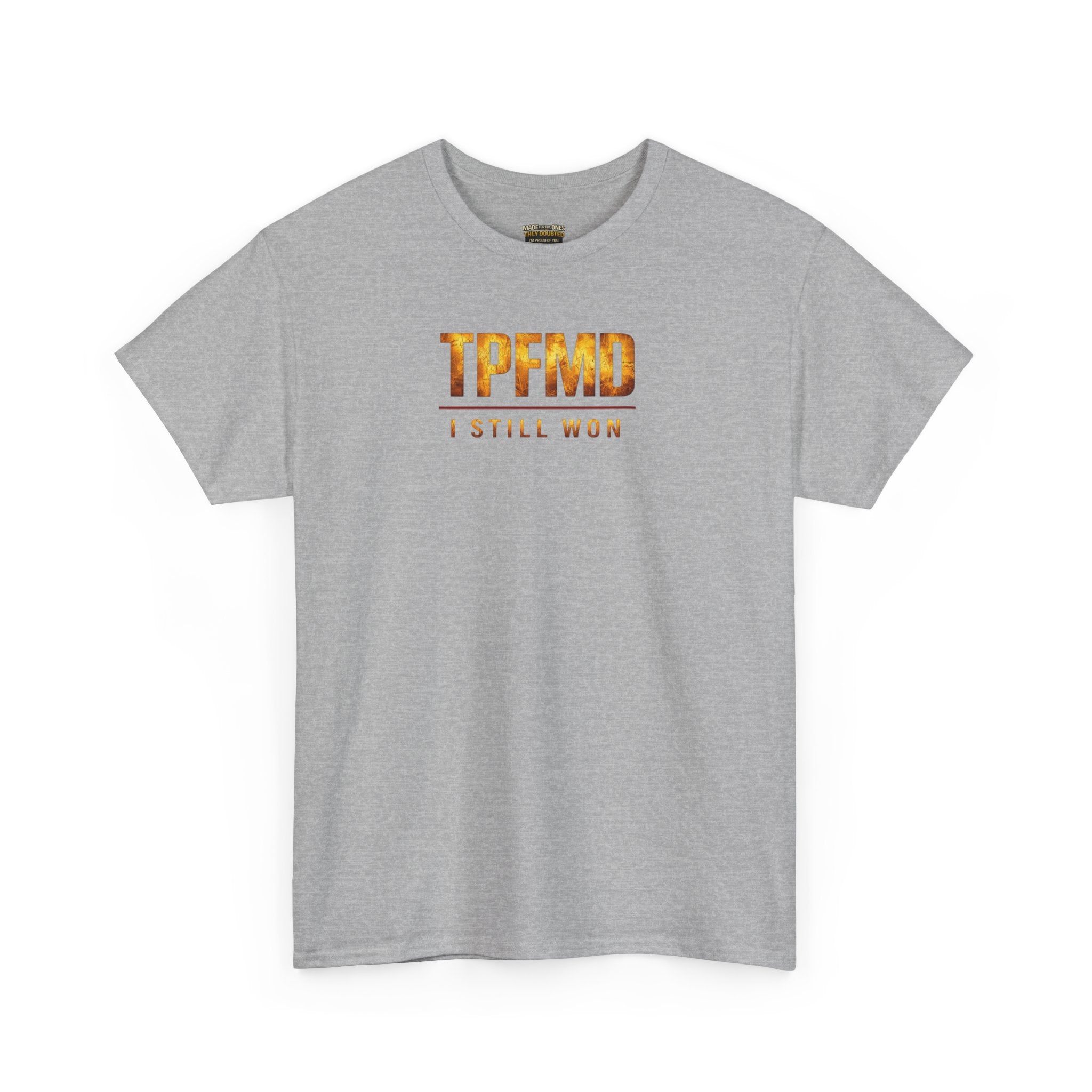 They Prayed For My Downfall Tee — Gold Crown & Prison Bars Streetwear