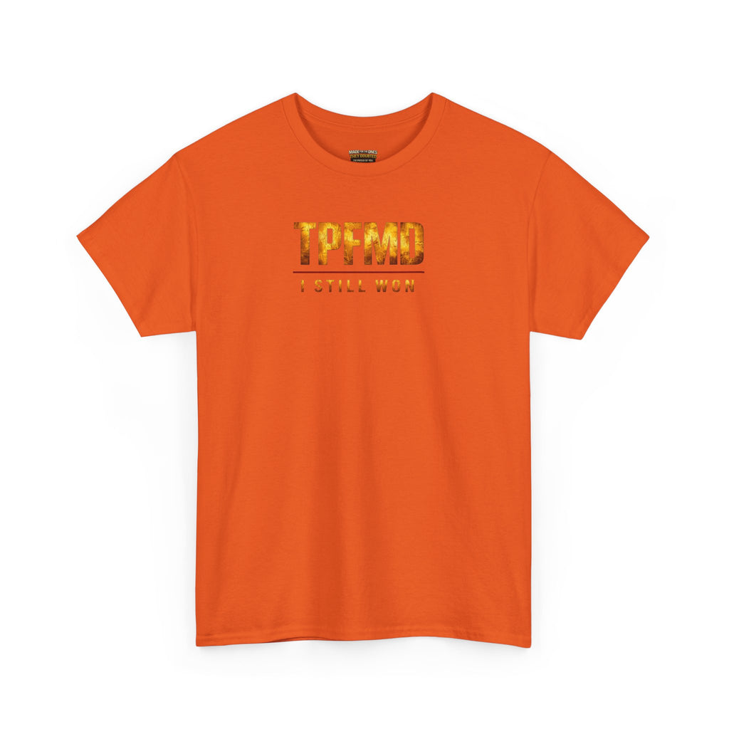 They Prayed For My Downfall Tee — Gold Crown & Prison Bars Streetwear
