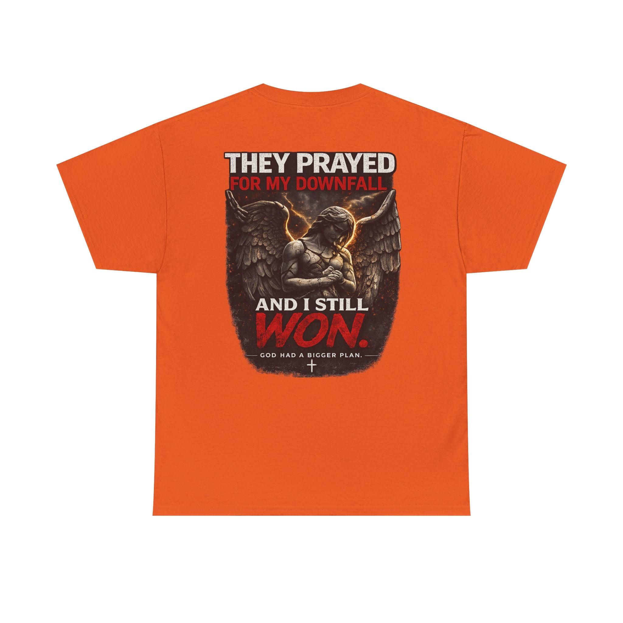 Resilient Angel Tee — "They Prayed for My Downfall" Streetwear Shirt