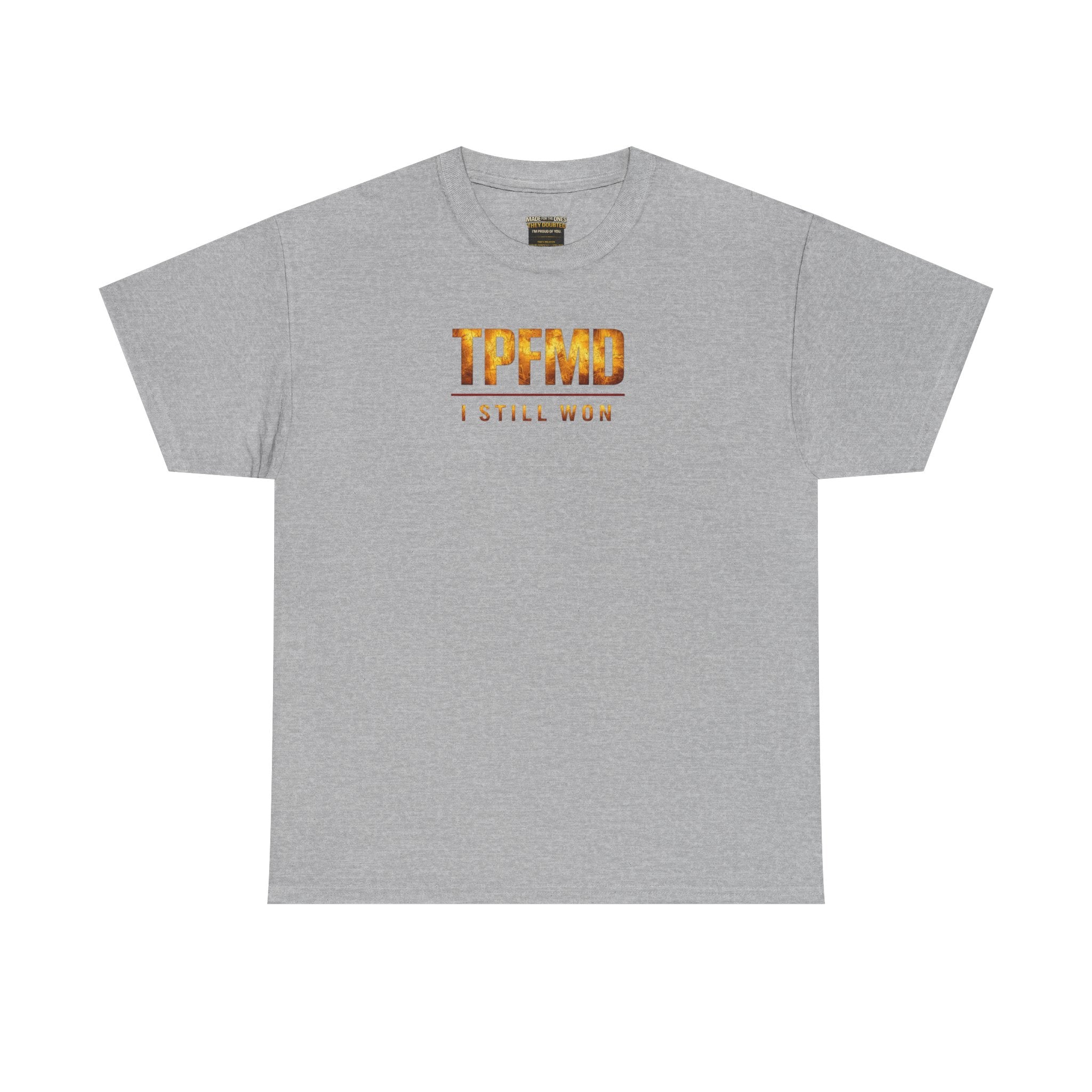 They Prayed For My Downfall Tee — Gold Crown & Prison Bars Streetwear